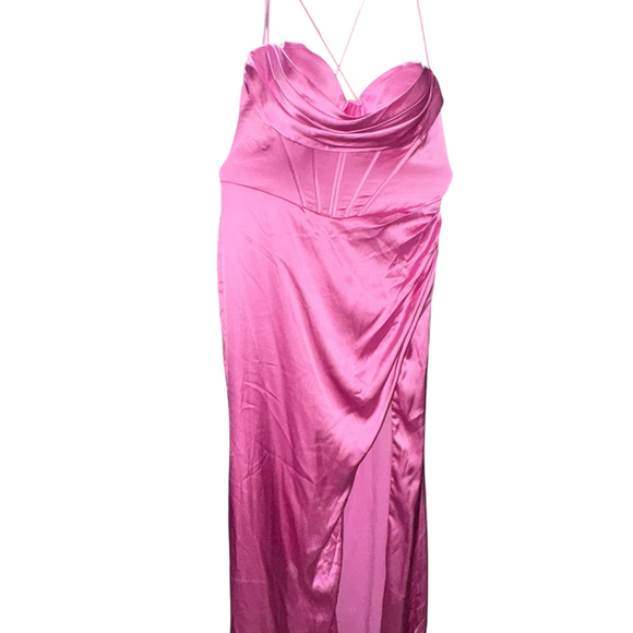 DILLARDS PINK DRESS SIZE 17 NWT - Picture 1 of 9